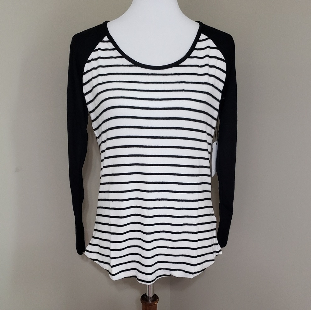 HP&L striped raglan